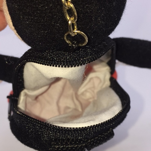 Disney Mickey Mouse Plush Keychain with Zippered Pouch - Picture 11 of 12